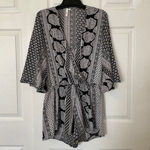 Elan Bold Printed Romper